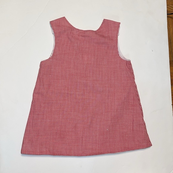 Classic stitches Red Plaid A-line sleeveless dress red and white check 12 months - Picture 3 of 6